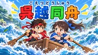 呉越同舟（ごえつどうしゅう）とは？意味・由来・例文と『孫子』の故事を解説