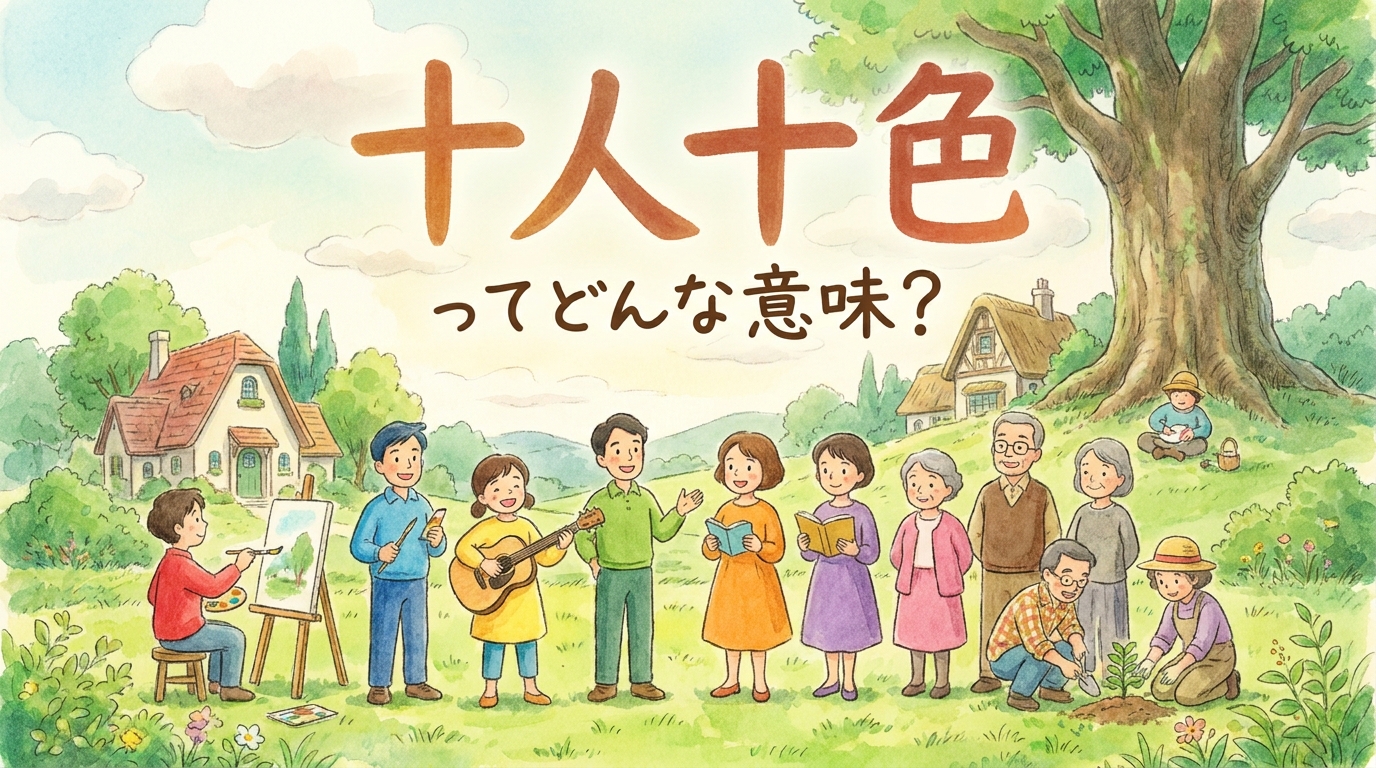 十人十色ってどんな意味?