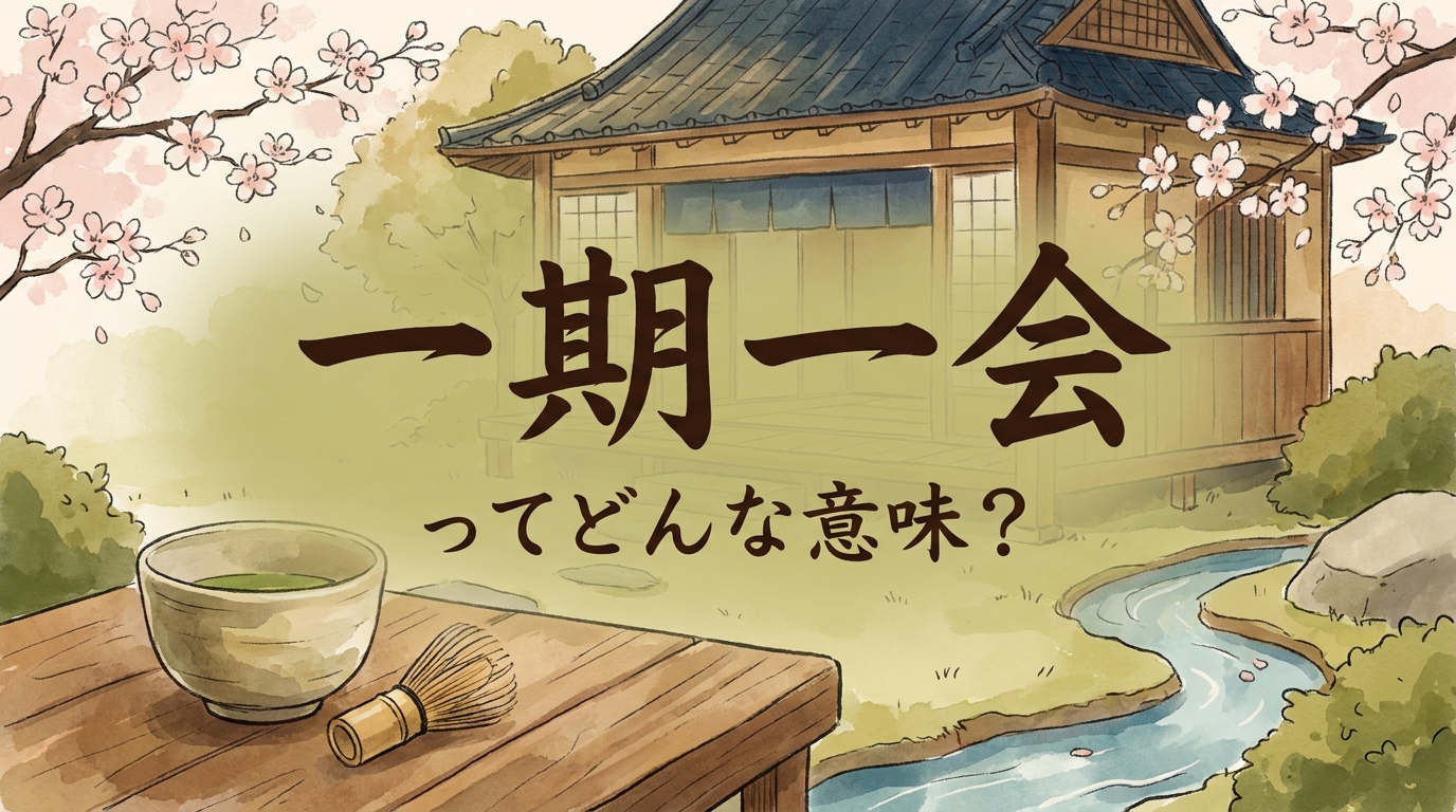 一期一会ってどんな意味?
