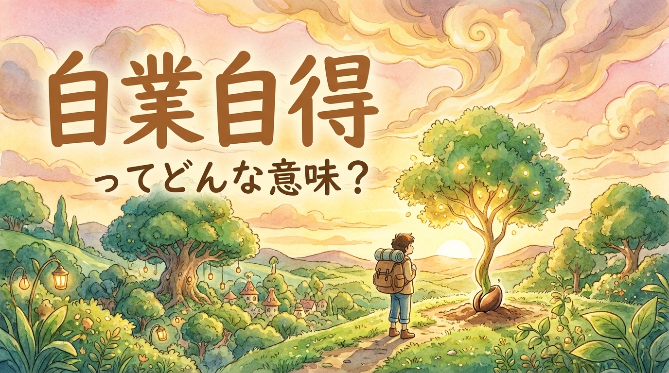 自業自得（じごうじとく）ってどんな意味？