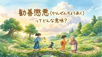 勧善懲悪（かんぜんちょうあく）ってどんな意味？