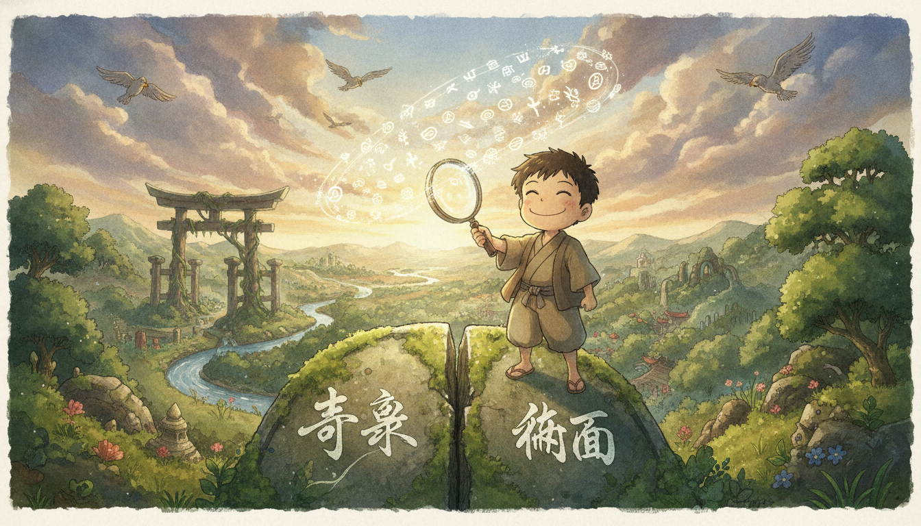 漢字を二つに分けてみよう！言葉の歴史と成り立ち